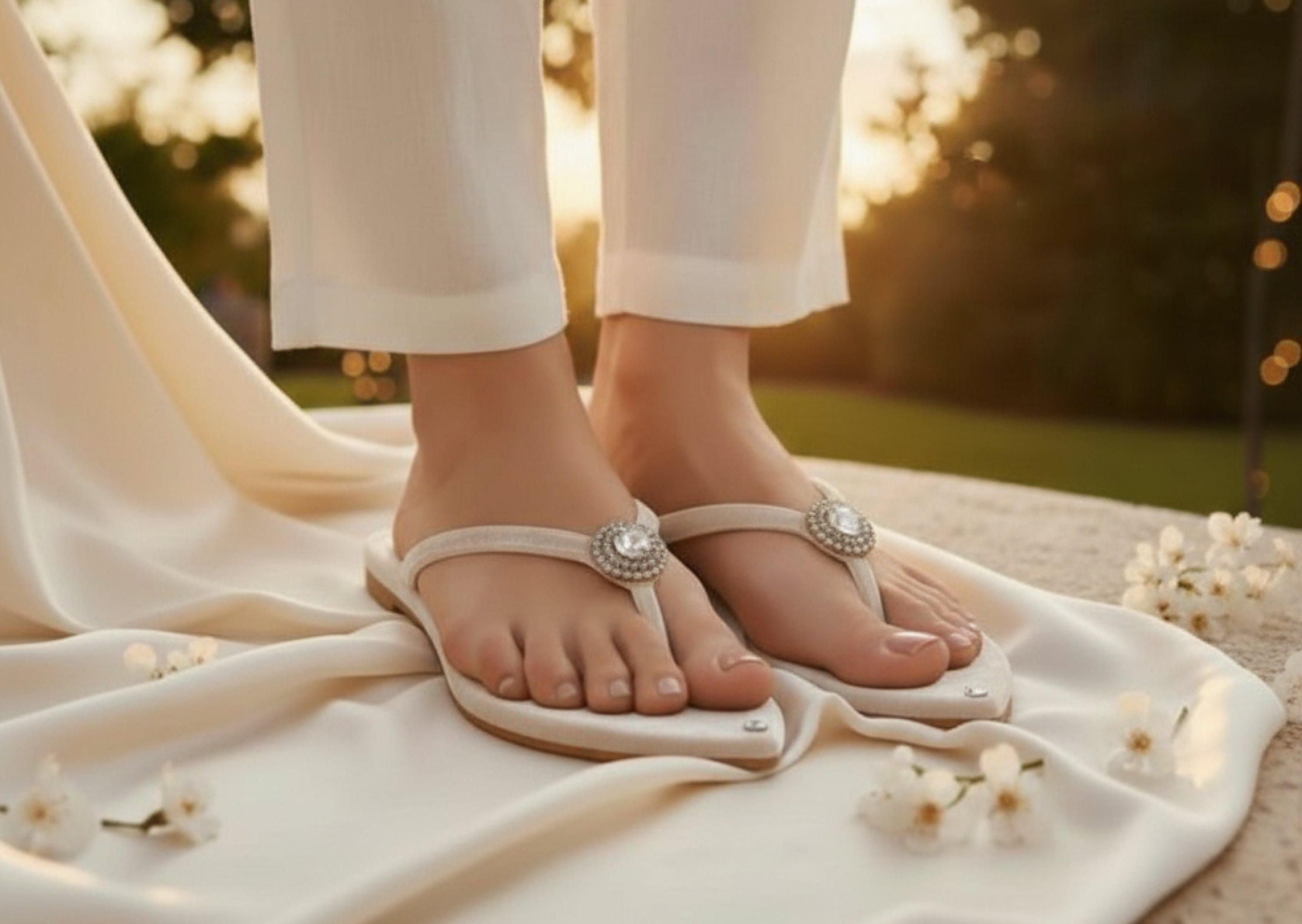 Elegant Diamante Sandals Crafted with soft suede and crystal accents for timeless sophistication.(B72)