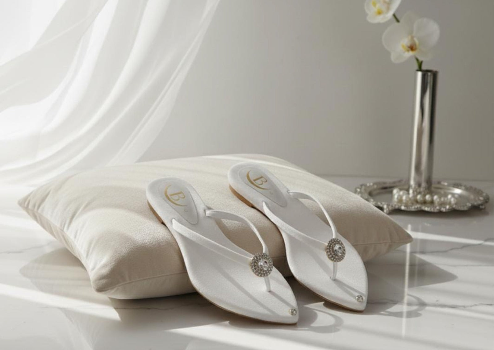 Elegant Diamante Sandals Crafted with soft suede and crystal accents for timeless sophistication.(B72)